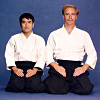 Dye Sensei with Yasuhisa Shioda Sensei, 1990