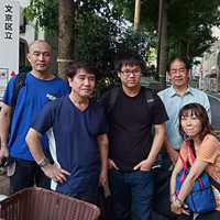 Shuyokan Black Belt Francis Tran visits the SIAF Honbu Dojo and trains with Soke Shioda during his visit to Japan